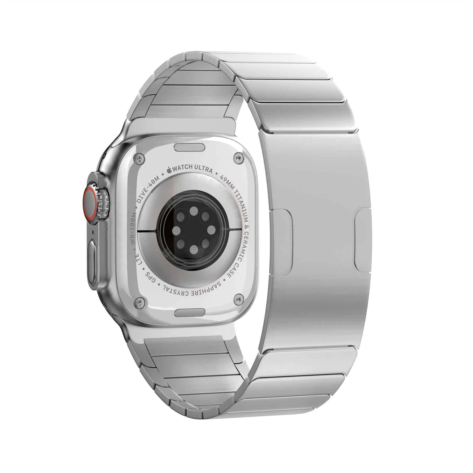 Silber - Edelstahl Gen. 6 | Gliederarmband für Apple Watch-Apple Watch Armbänder kaufen
