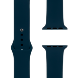 Abyss Blue Silikon Loop | Sportarmband für Apple Watch (Blau)