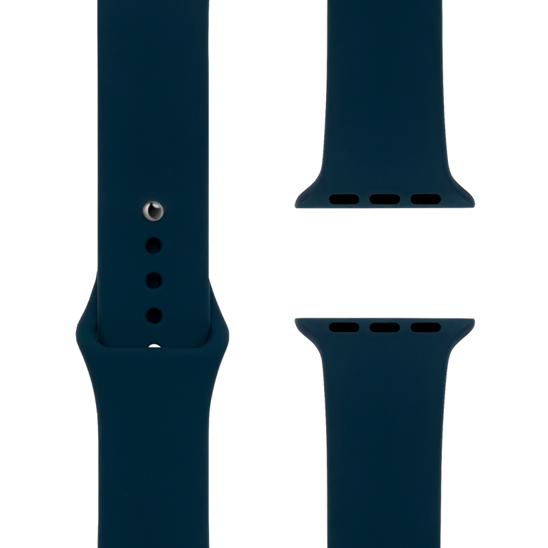 Abyss Blue Silikon Loop | Sportarmband für Apple Watch (Blau)