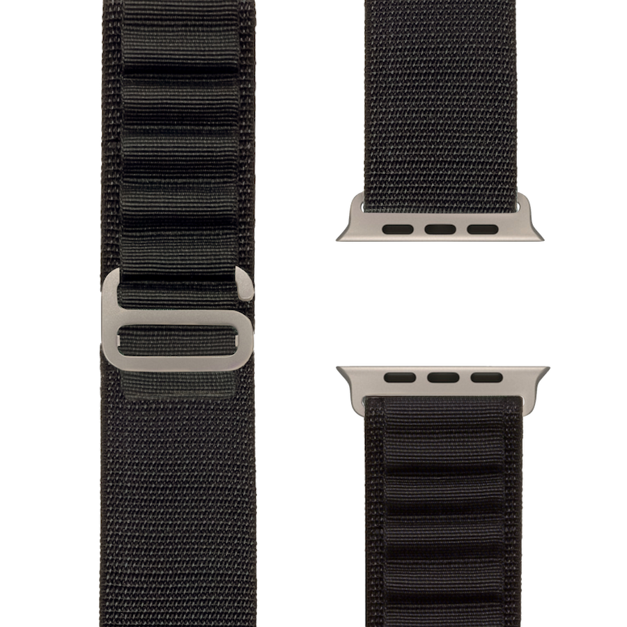 Apex, Alpine Loop Black | Sportarmband für Apple Watch Ultra (Schwarz)-Apple Watch Armbänder kaufen #farbe_schwarz