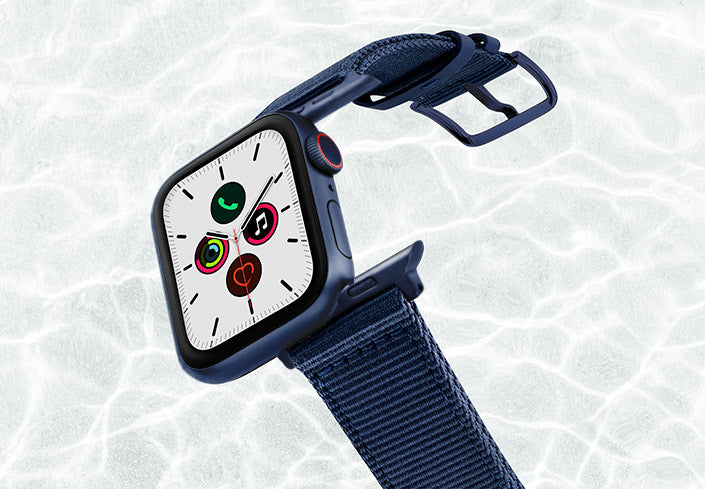 Blue Marine Classic | Armband aus recyceltem Ozeanplastik für Apple Watch (Blau)-Apple Watch Armbänder kaufen