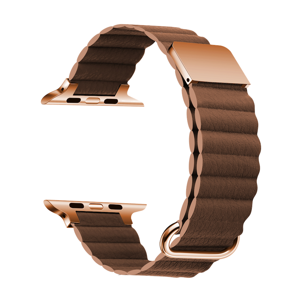 Magnetic Loop Brown Chic | Armband mit Schlaufe für Apple Watch (Braun)-Apple Watch Armbänder kaufen