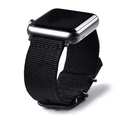 Double Buckle Schwarz | Armband für Apple Watch-Apple Watch Armbänder kaufen #farbe_schwarz