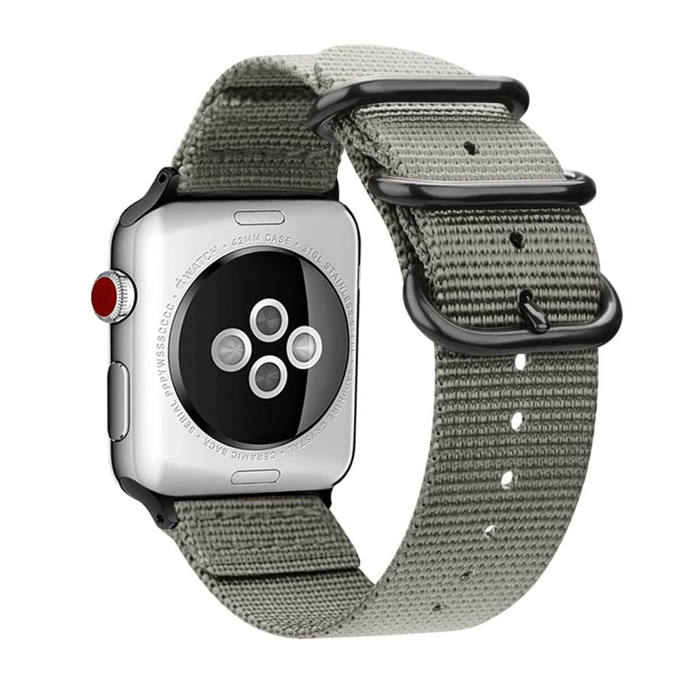 Double Buckle Grey | Armband für Apple Watch (Grau)-Apple Watch Armbänder kaufen #farbe_grau