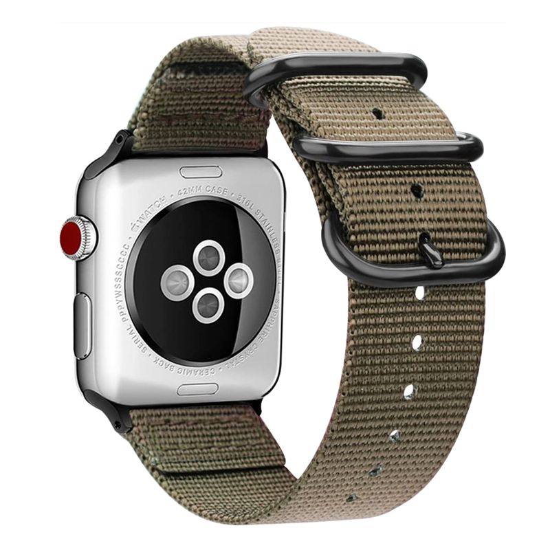 Double Buckle Sand | Armband für Apple Watch (Braun)-Apple Watch Armbänder kaufen #farbe_sand