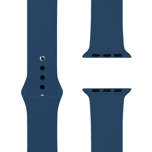 Dove Blue Silikon Loop | Sportbandje voor Apple Watch (blauw)