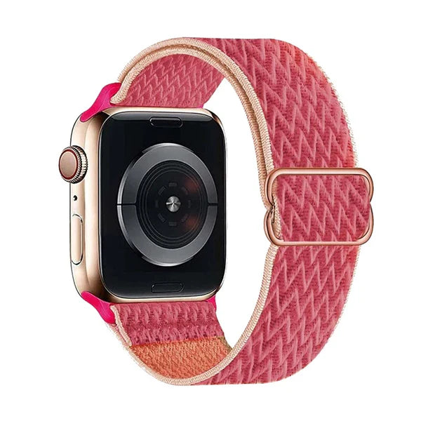 Solo Loop Elastic Pomegranate | Armband für Apple Watch (Rosa)-Apple Watch Armbänder kaufen #farbe_pomegranate