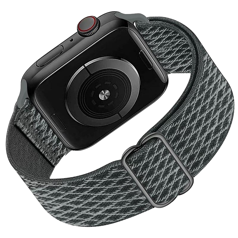 Solo Loop Elastic Storm Grey | Armband für Apple Watch (Grau)-Apple Watch Armbänder kaufen #farbe_storm grey