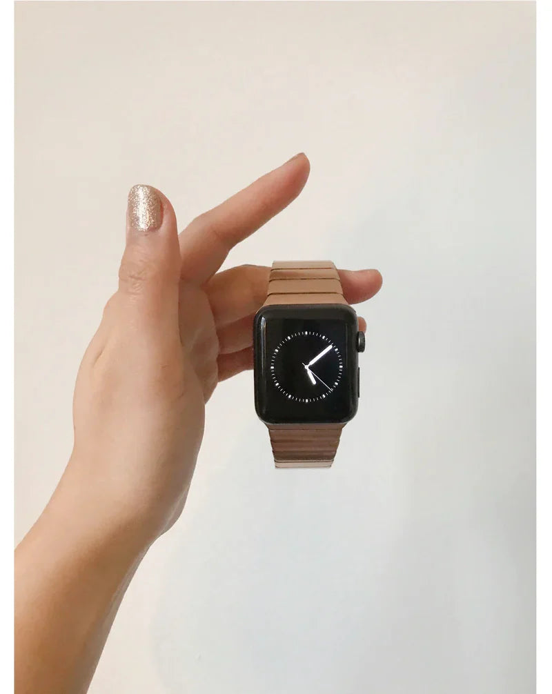 Rose Gold - Edelstahl Gen. 1 | Gliederarmband für Apple Watch-Apple Watch Armbänder kaufen #farbe_roségold