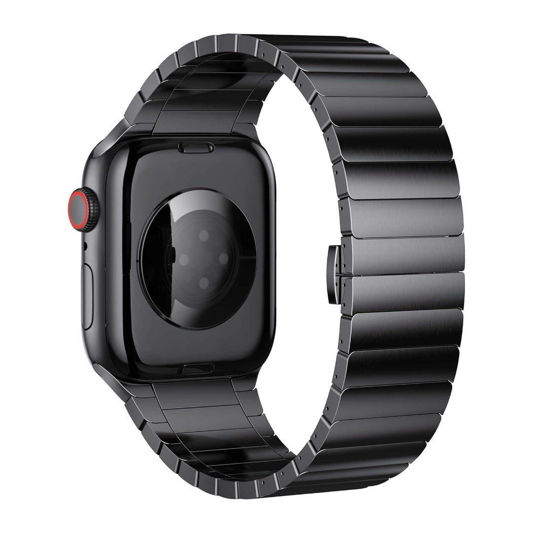 Schwarz - Edelstahl Gen. 1 | Gliederarmband für Apple Watch-Apple Watch Armbänder kaufen
