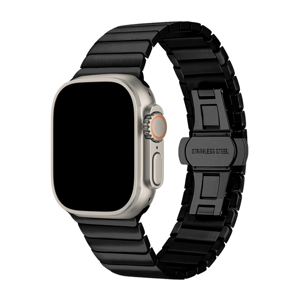 Schwarz - Edelstahl Gen. 1 | Gliederarmband für Apple Watch-Apple Watch Armbänder kaufen