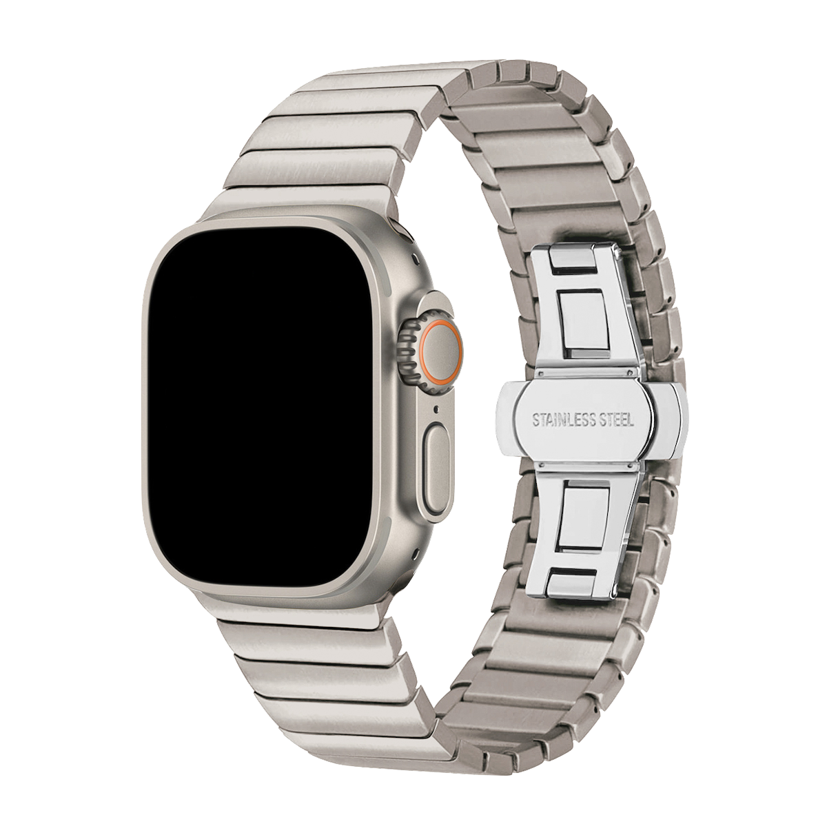 Silber - Edelstahl Gen. 1 | Gliederarmband für Apple Watch-Apple Watch Armbänder kaufen #farbe_silber