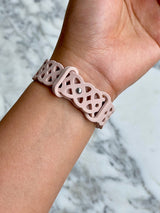 Pink Sand Silikon Hoola Loop | Armband für Apple Watch (Pink)