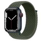 Geflochtenes Nylon Loop Invernessgrün | Armband für Apple Watch (Grün)