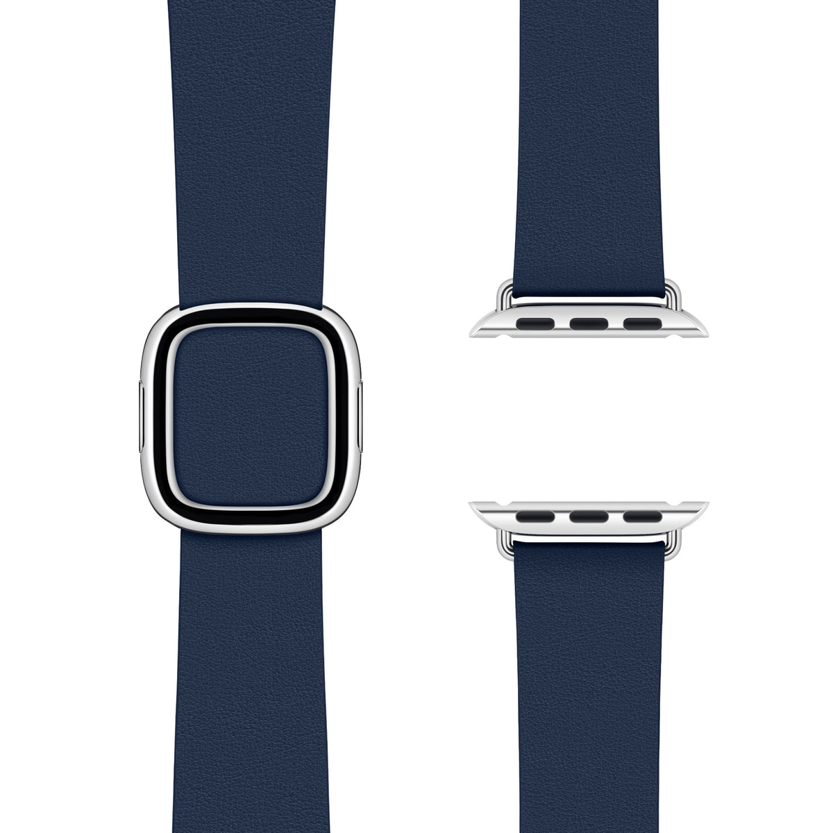 Magnetic Buckle, Modern Buckle Deep Sea | Modernes Lederarmband für Apple Watch (blau)-Apple Watch Armbänder kaufen #farbe_deep sea