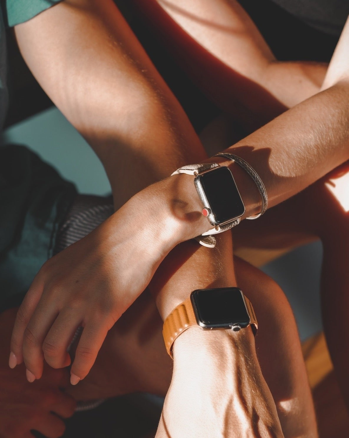 Magnetic Leather, Golden Brown Leather Link | Lederarmband mit Endstück für Apple Watch (Braun)-Apple Watch Armbänder kaufen #farbe_golden brown