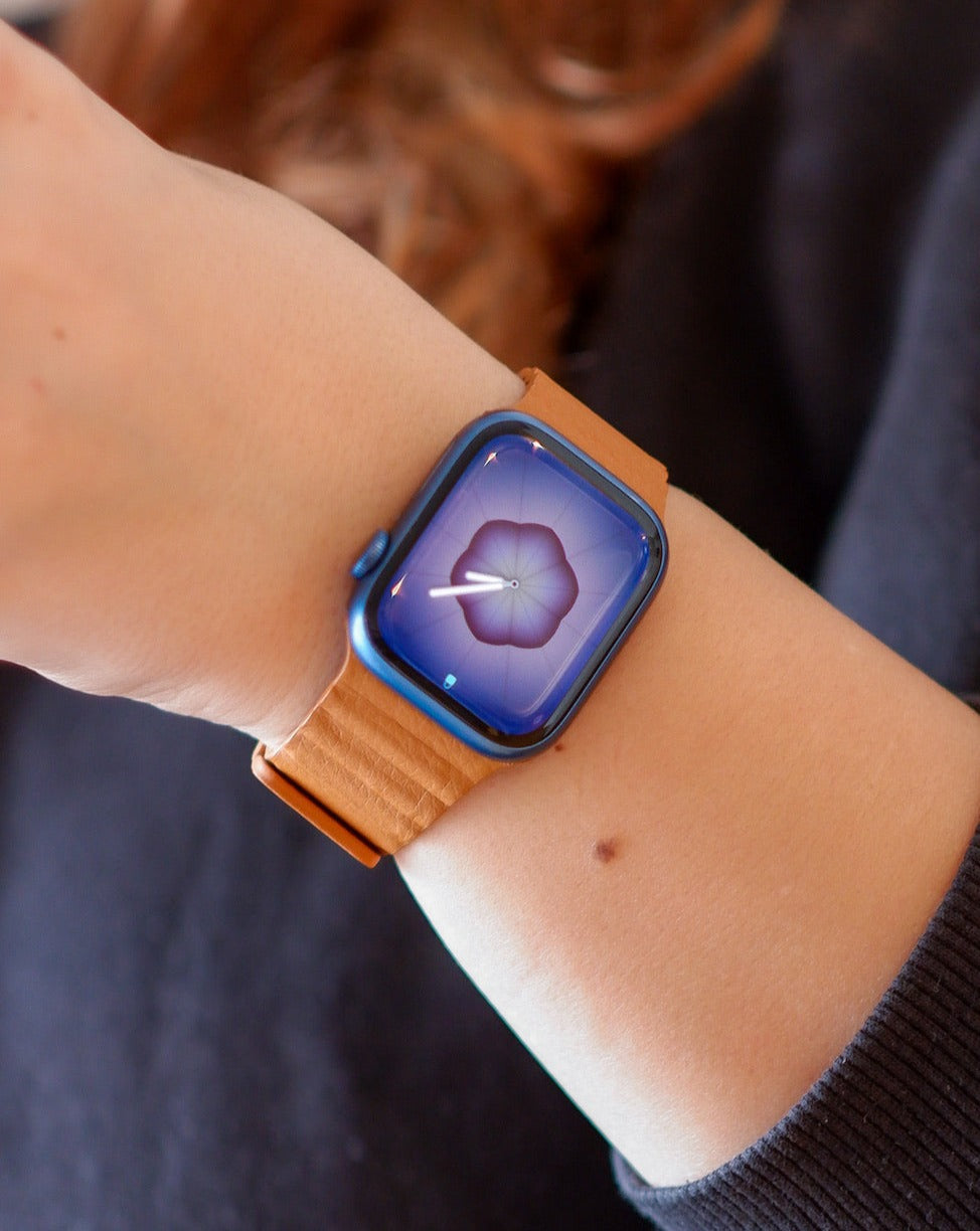 Magnetic Loop Saddle Brown | Armband mit Schlaufe für Apple Watch (Braun)-Apple Watch Armbänder kaufen #farbe_braun