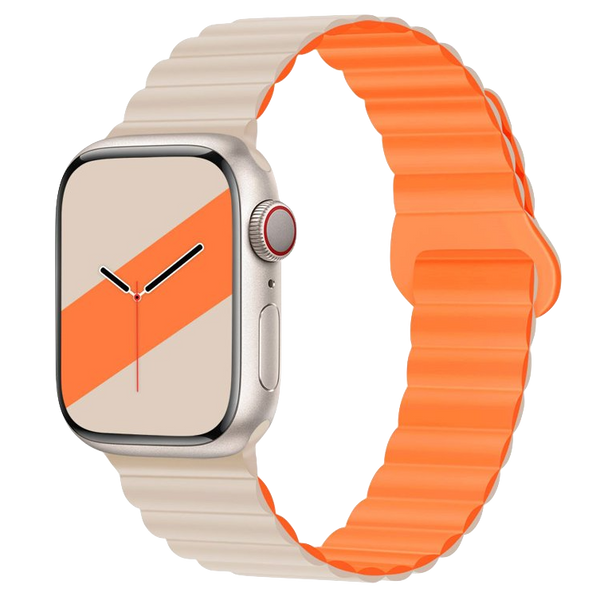 Magnetic Soft Loop Starlight Orange | Armband voor Apple Watch (Steernlicht)