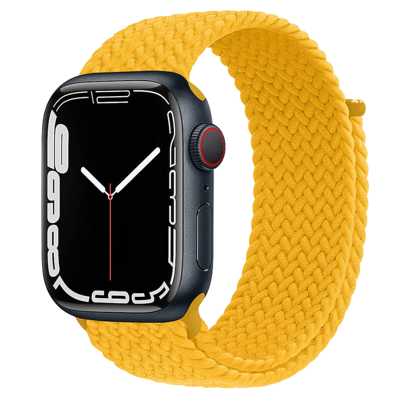 Geflochtenes Nylon Loop Maize | Armband für Apple Watch (Gelb)