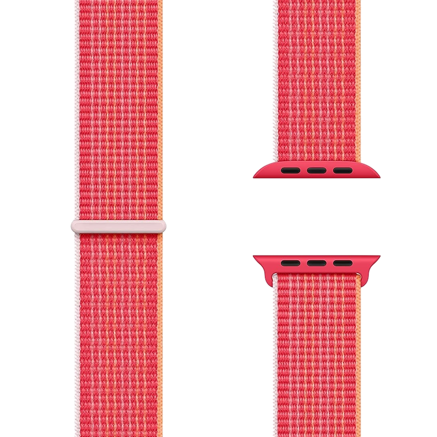 Nylon Sport,Sport Loop Red Fall | Armband für Apple Watch (Pink)-Apple Watch Armbänder kaufen #farbe_red fall
