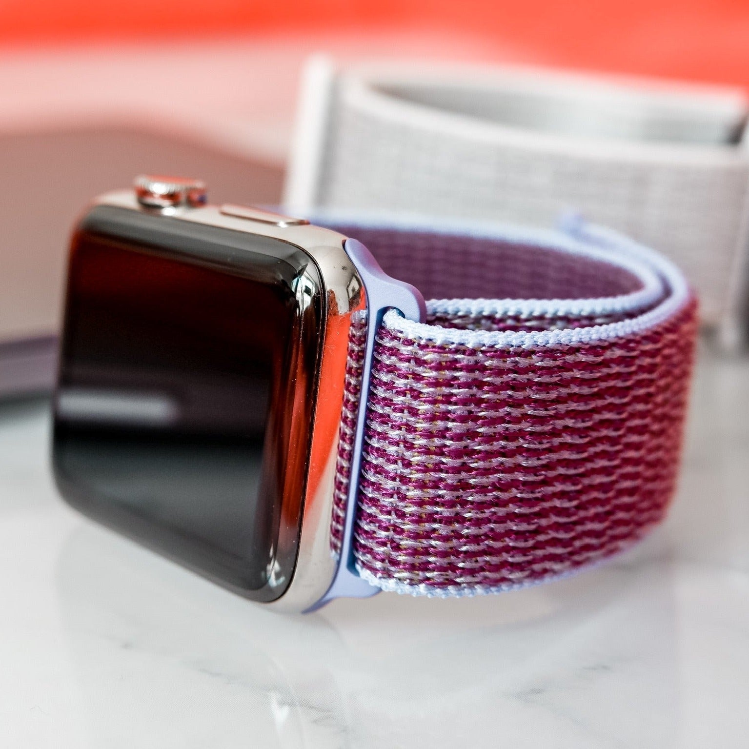 Nylon Sport,Sport Loop Lilac | Armband für Apple Watch (Lila)-Apple Watch Armbänder kaufen #farbe_lilac