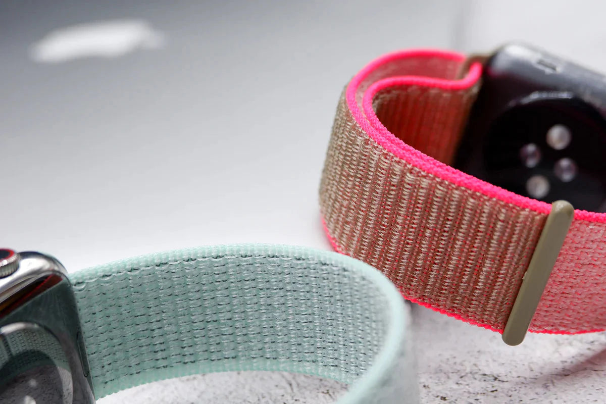 Nylon Sport, Sport Loop Neon Pink | Armband für Apple Watch (Pink)-Apple Watch Armbänder kaufen #farbe_neon pink