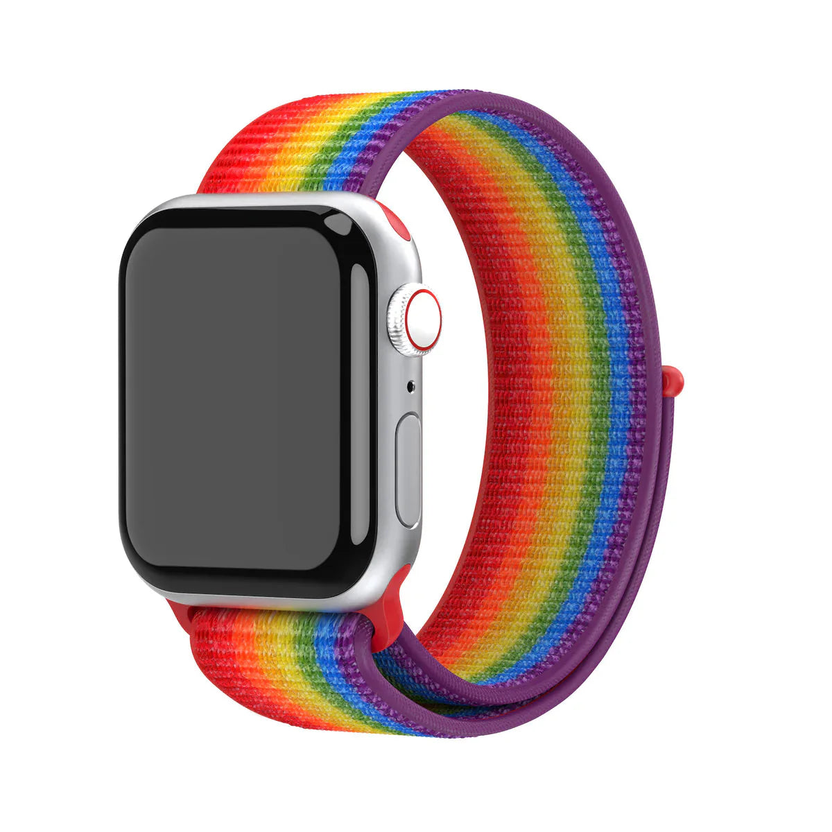 Nylon Sport, Sport Loop Rainbow | Armband für Apple Watch (Mehrfarbig)-Apple Watch Armbänder kaufen #farbe_rainbow