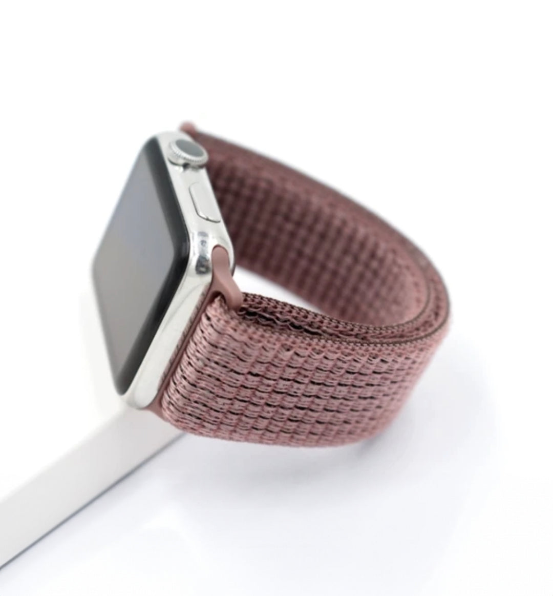 Nylon Sport,Sport Loop Smoky Mauve | Armband für Apple Watch (Pink)-Apple Watch Armbänder kaufen #farbe_smoky mauve