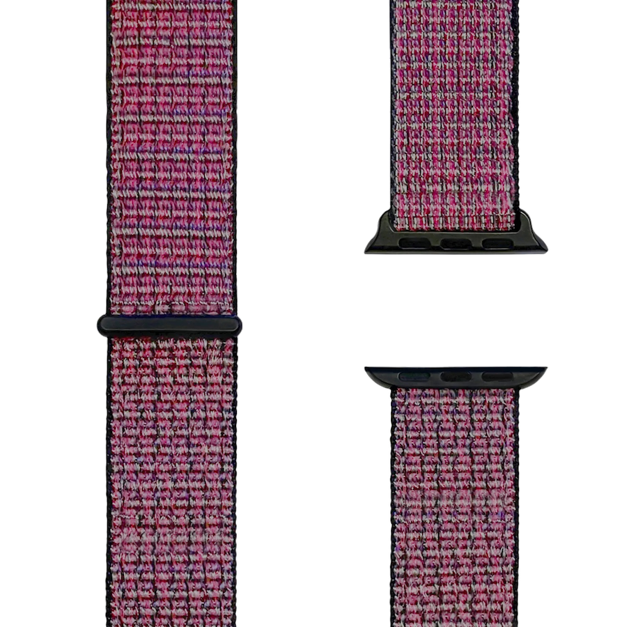 Nylon Sport,Sport Loop True Berry | Armband für Apple Watch (Pink)-Apple Watch Armbänder kaufen #farbe_true berry