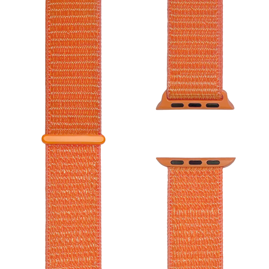 Nylon Sport,Sport Loop Papaya | Armband für Apple Watch (Orange)-Apple Watch Armbänder kaufen #farbe_papaya