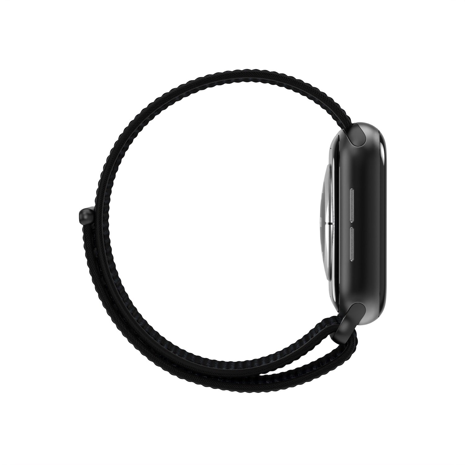 Nylon Sport,Sport Loop Pure Black | Armband für Apple Watch (Schwarz)-Apple Watch Armbänder kaufen #farbe_pure black