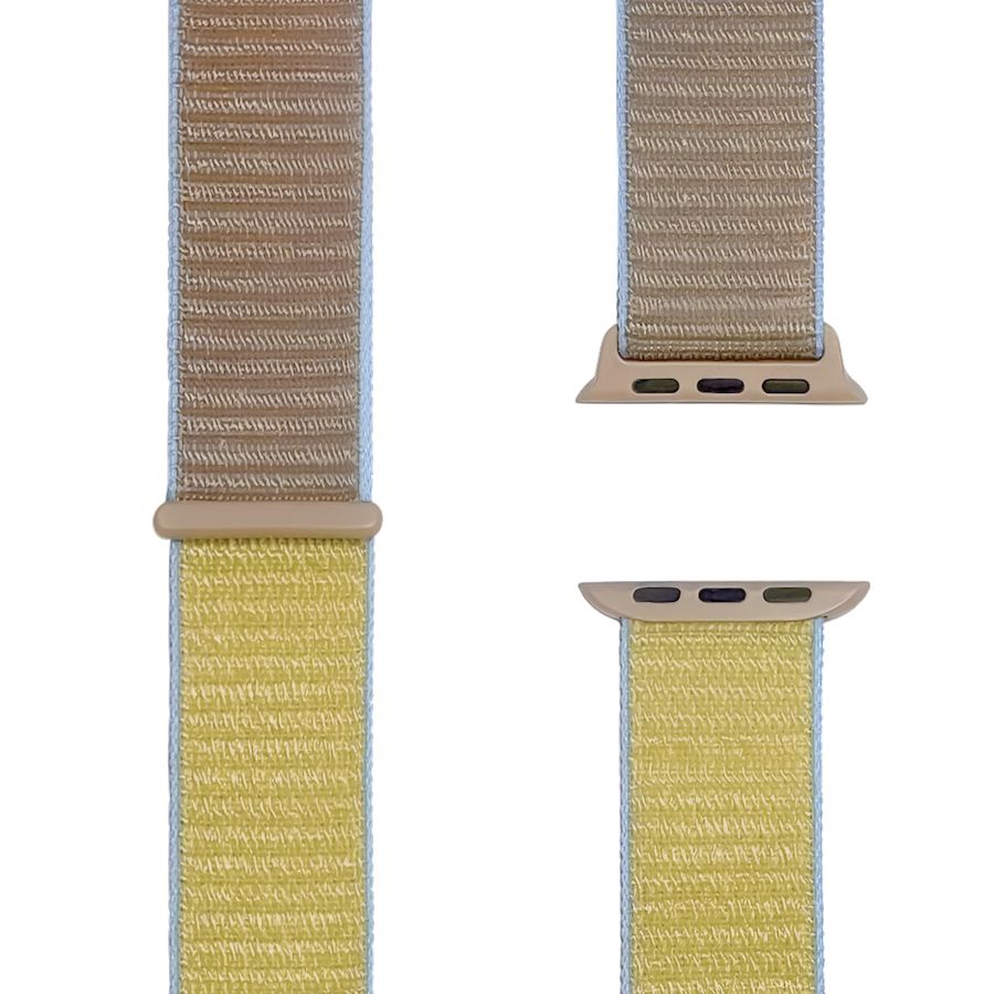Nylon Sport, Sport Loop Camel | Armband für Apple Watch (Gelb)-Apple Watch Armbänder kaufen #farbe_camel