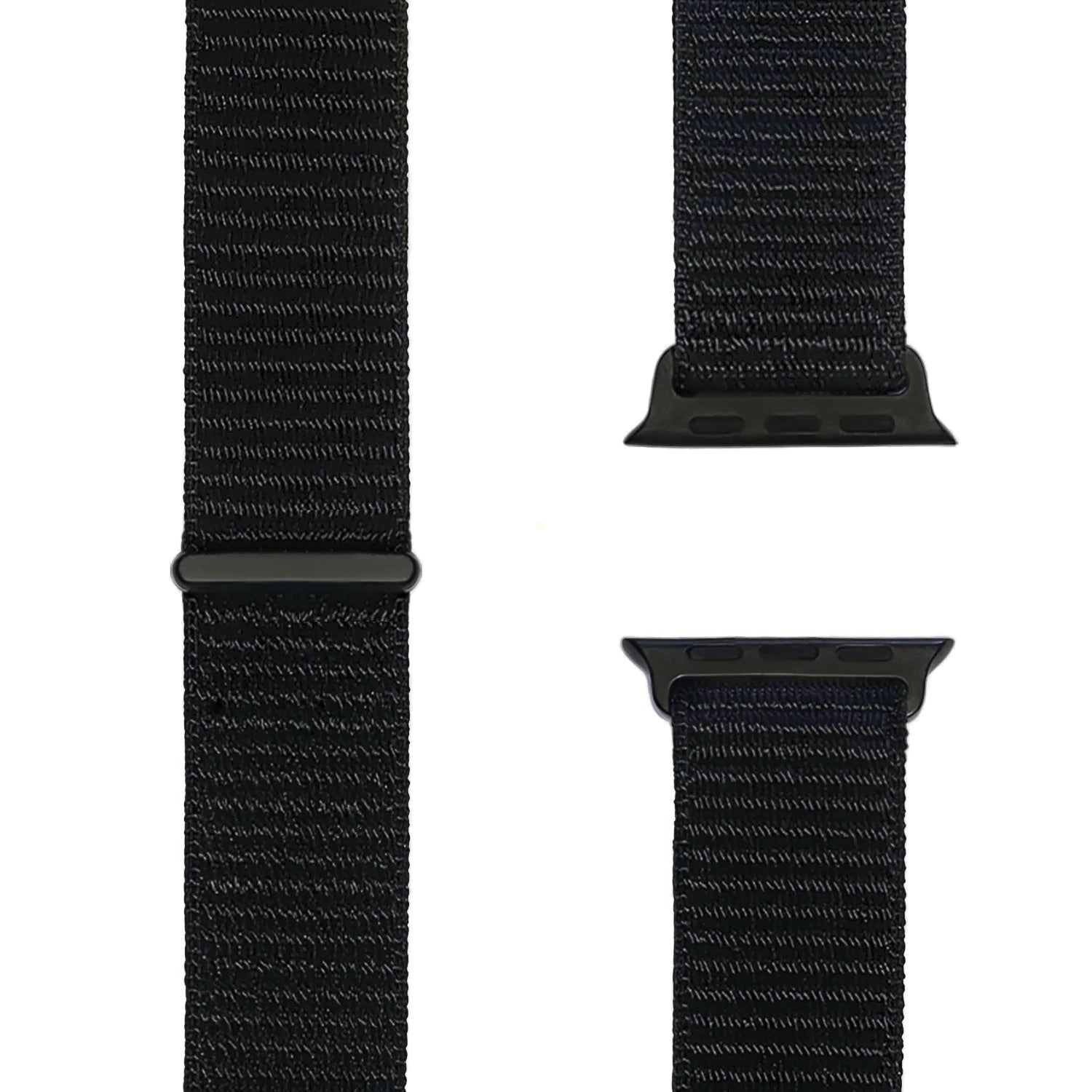 Nylon Sport,Sport Loop Pure Black | Armband für Apple Watch (Schwarz)-Apple Watch Armbänder kaufen #farbe_pure black