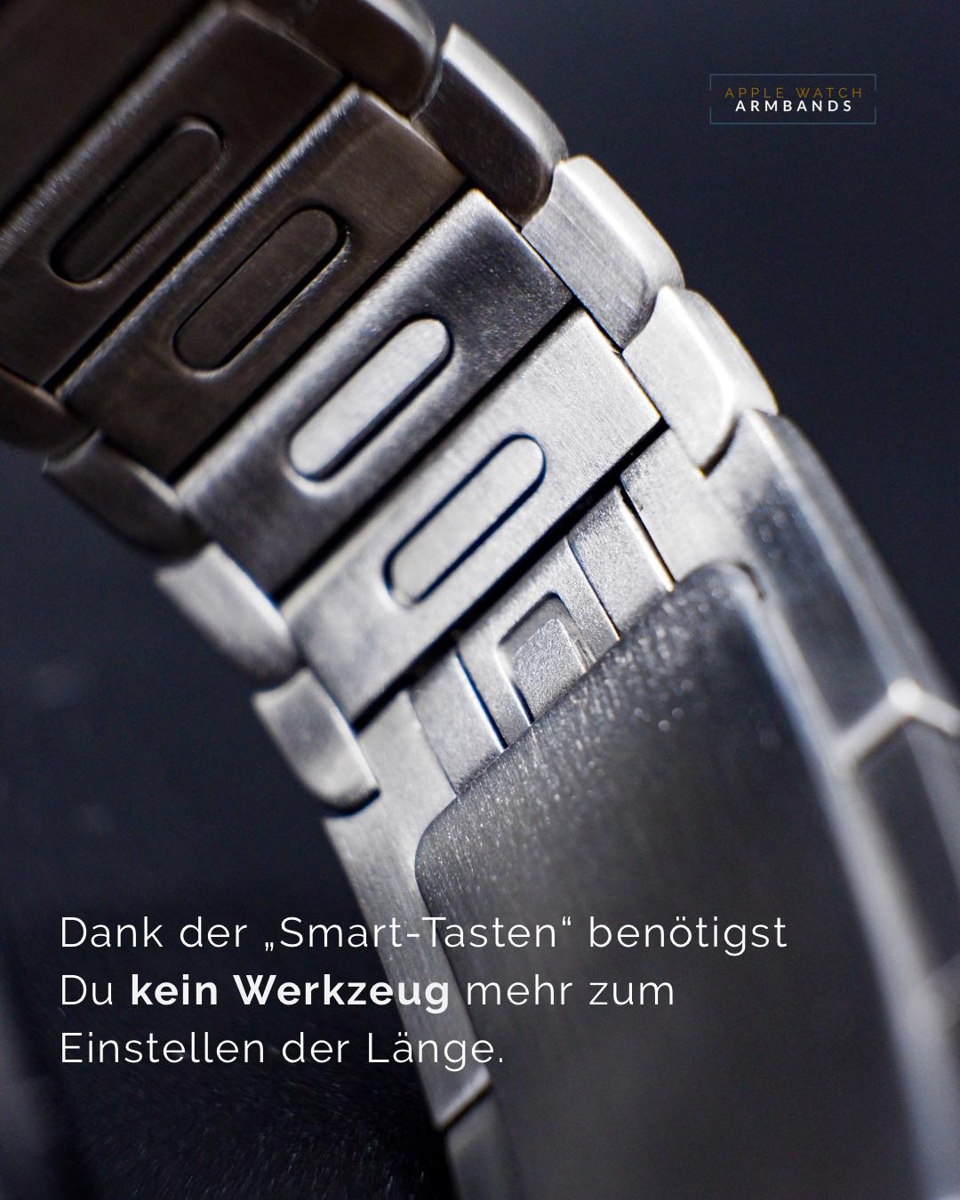 Space Schwarz - Edelstahl Gen. 6 | Gliederarmband für Apple Watch-Apple Watch Armbänder kaufen
