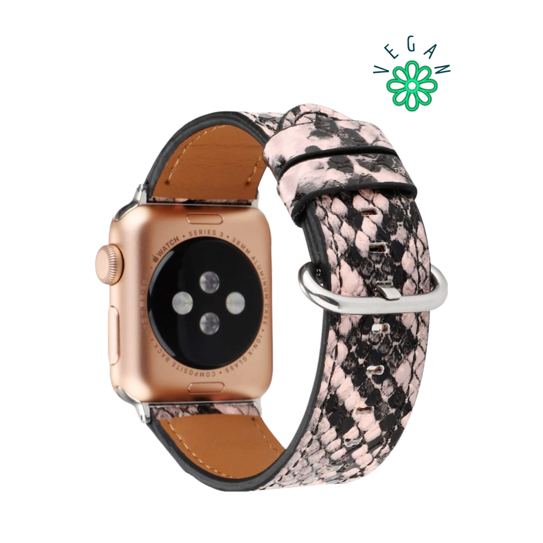 Pink Medusa Classic | Armband aus Kunstleder für Apple Watch (Mehrfarbig)-Apple Watch Armbänder kaufen