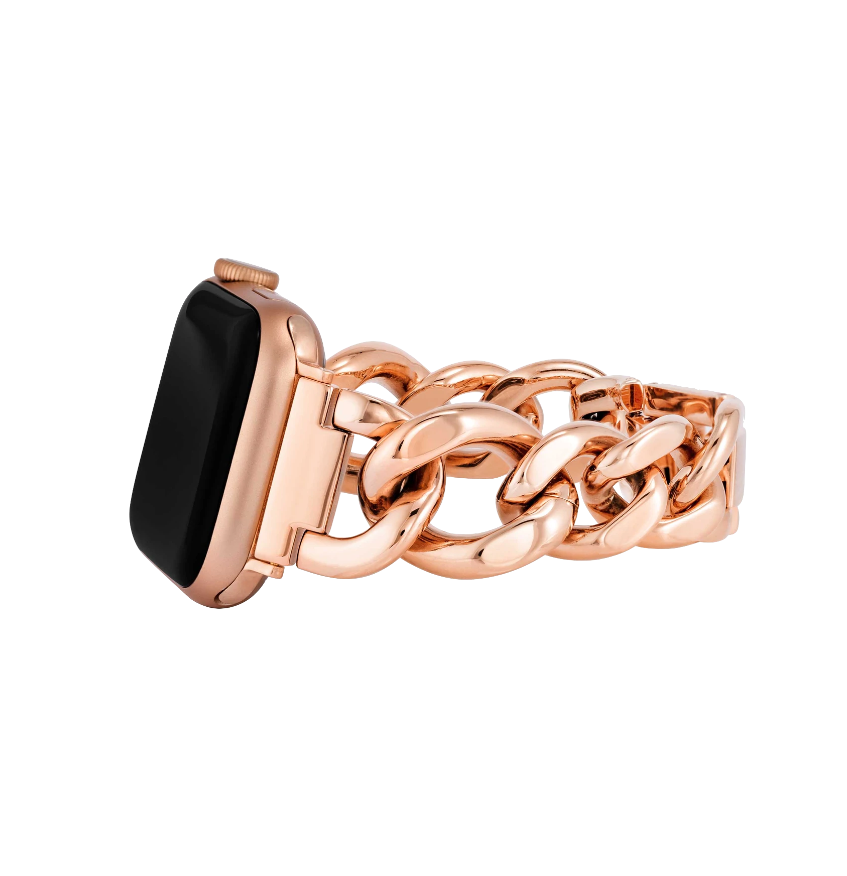 Roségold Metal Chain Alaïa | Gliederarmband für Apple Watch (Gold)-Apple Watch Armbänder kaufen
