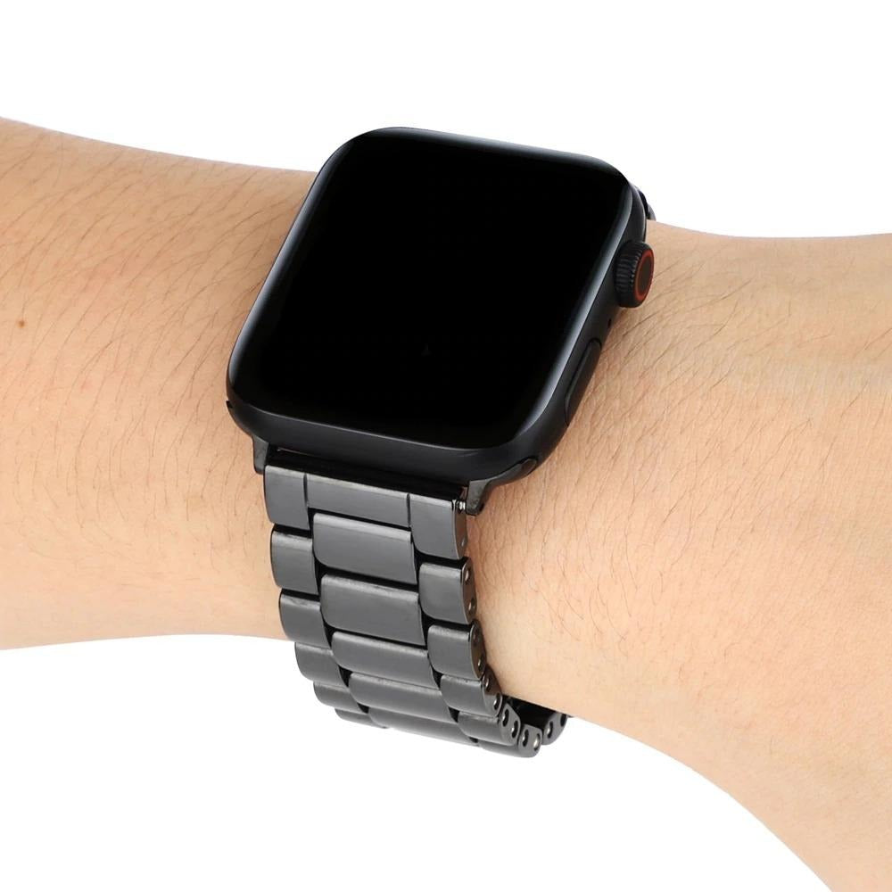 Shiny Ceramic Classic | Armband aus Keramik für Apple Watch-Apple Watch Armbänder kaufen #farbe_schwarz