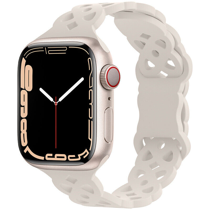 Starlight Silikon Hoola Loop | Armband für Apple Watch (Schwarz)-Apple Watch Armbänder kaufen #farbe_polarstern