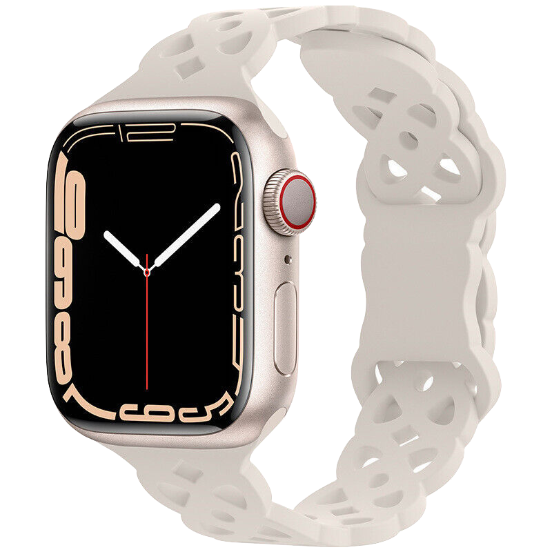 Starlight Silikon Hoola Loop | Armband für Apple Watch (Polarstern)-Apple Watch Armbänder kaufen #farbe_polarstern