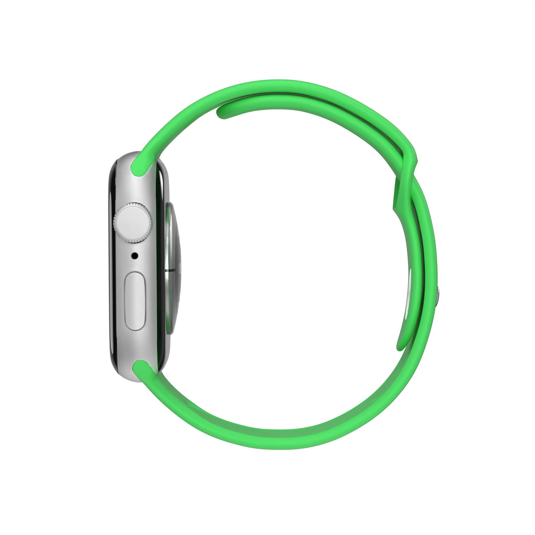 Signalgrün Silikon Loop | Sportarmband für Apple Watch (Grün)-Apple Watch Armbänder kaufen #farbe_signalgrün