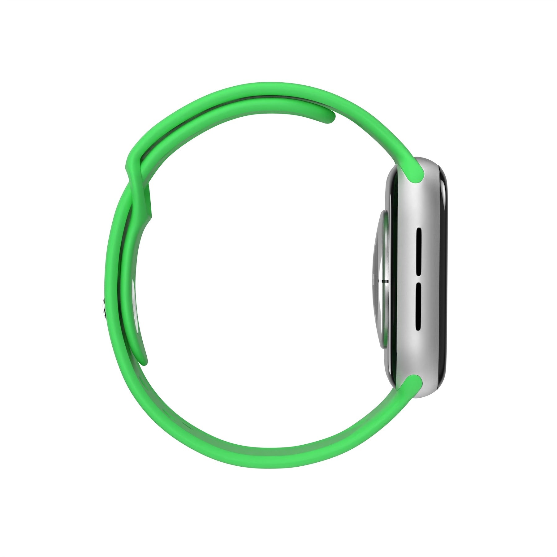 Signalgrün Silikon Loop | Sportarmband für Apple Watch (Grün)-Apple Watch Armbänder kaufen #farbe_signalgrün