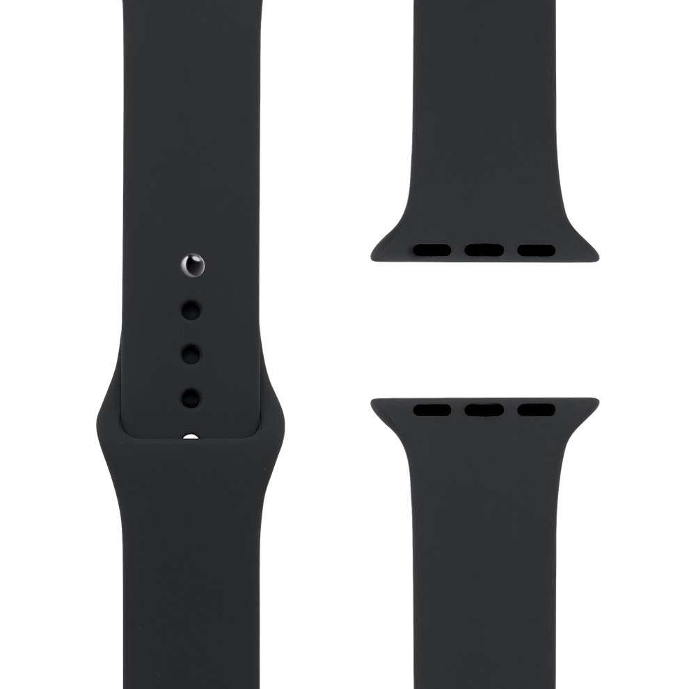 Dark Grey Silikon Loop | Sportarmband für Apple Watch (Grau)-Apple Watch Armbänder kaufen #farbe_grau