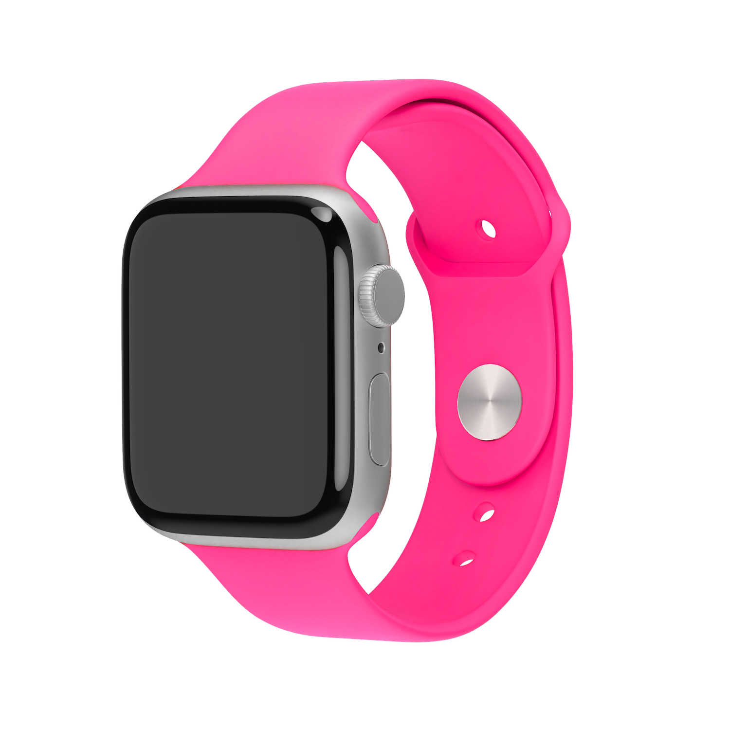 Hot Pink Silikon Loop | Sportarmband für Apple Watch (Pink)-Apple Watch Armbänder kaufen #farbe_hot pink