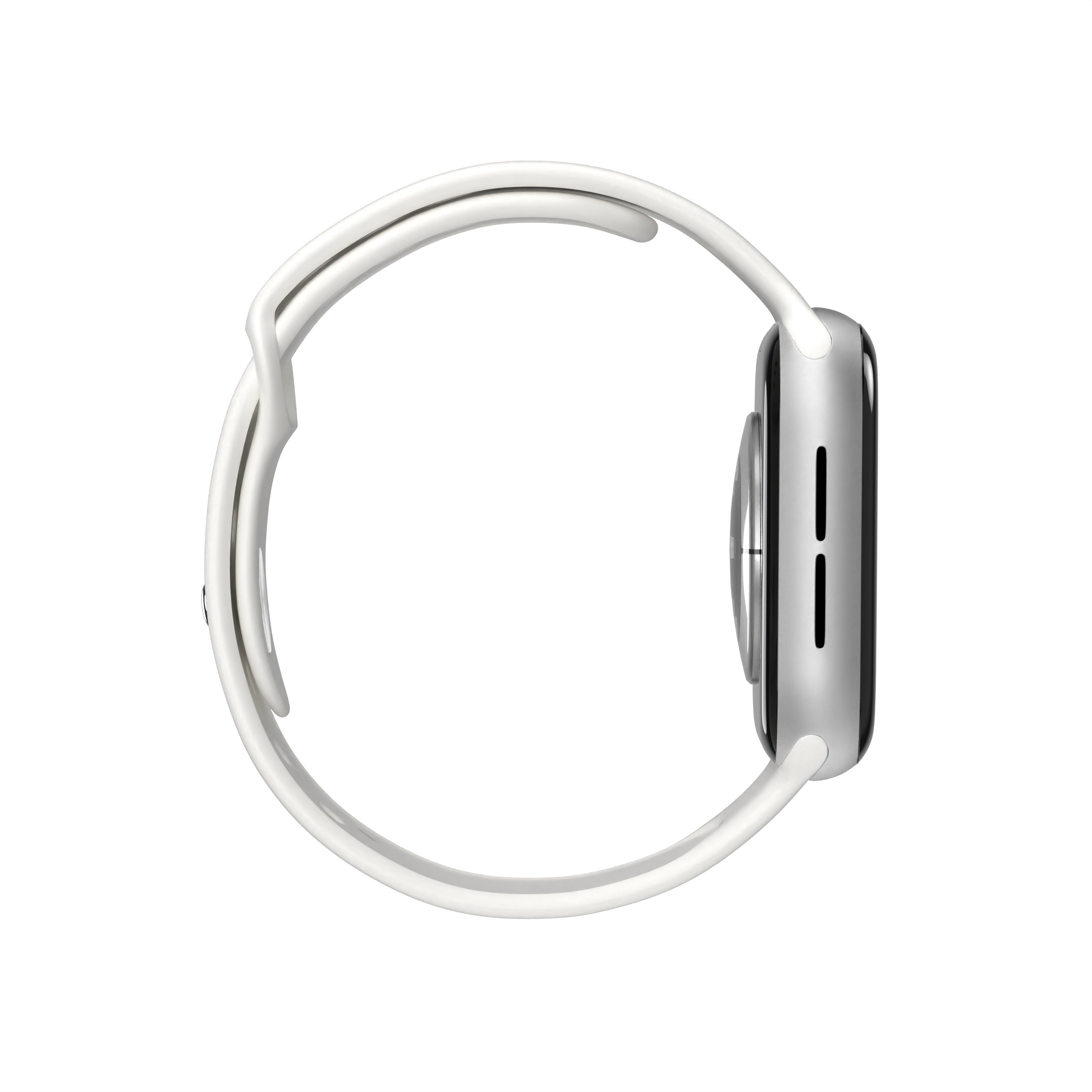 White Silikon Loop | Armband für Apple Watch (Weiß)-Apple Watch Armbänder kaufen #farbe_weiß
