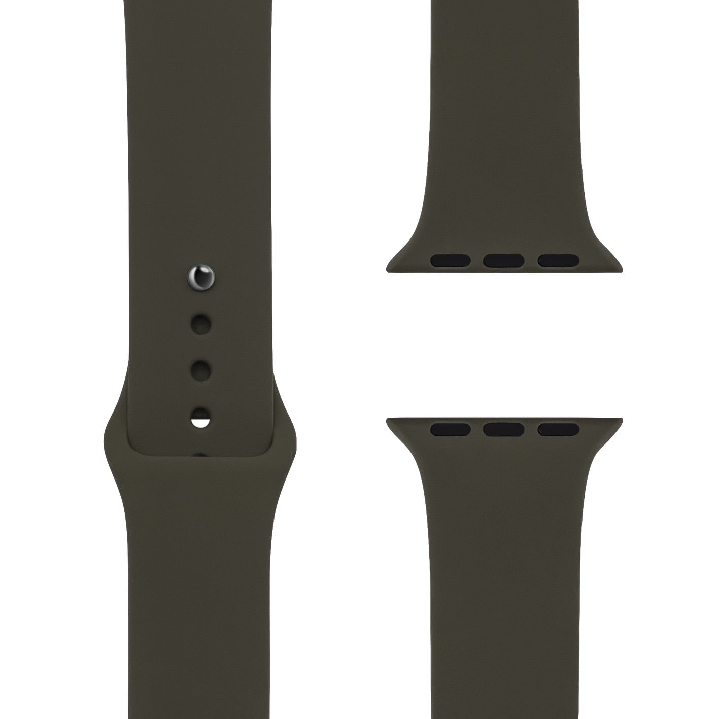 Dark Olive Silikon Loop | Sportarmband für Apple Watch (Grün)-Apple Watch Armbänder kaufen #farbe_dark olive