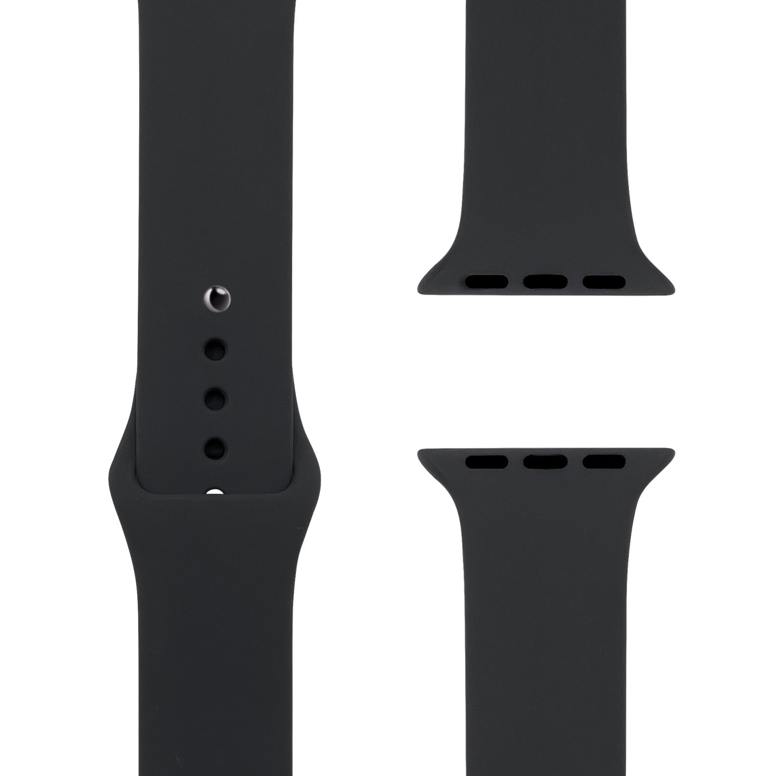 Dark Grey Silikon Loop | Sportarmband für Apple Watch (Grau)-Apple Watch Armbänder kaufen #farbe_grau