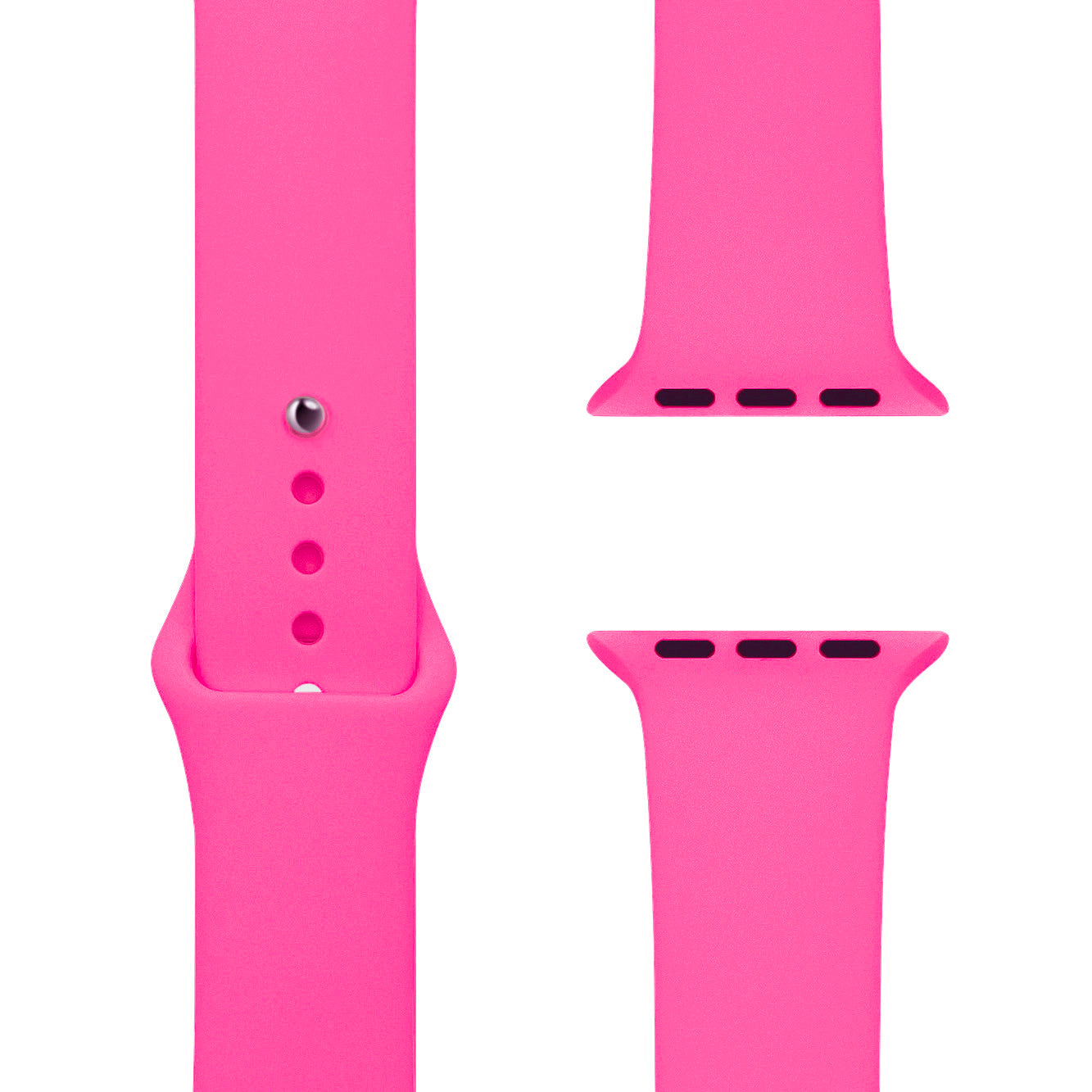 Hot Pink Silikon Loop | Sportarmband für Apple Watch (Pink)-Apple Watch Armbänder kaufen #farbe_hot pink