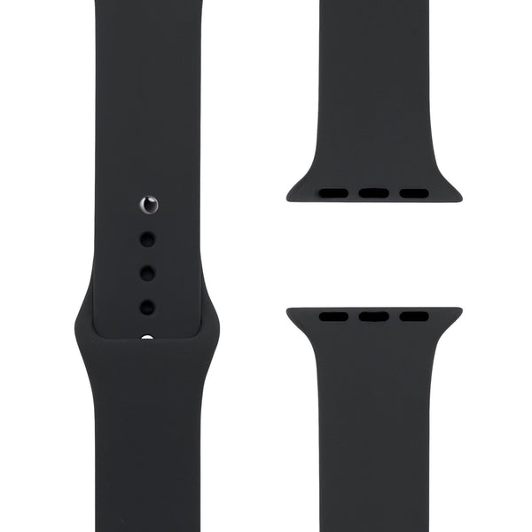 Dark Grey Silikon Loop | Sportarmband für Apple Watch (Grau)