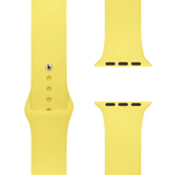 Lemon Zest Silikon Loop | Sportarmband für Apple Watch (Gelb)