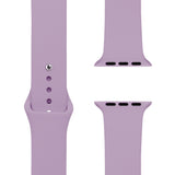 Wisteria Silikon Loop | Sportarmband für Apple Watch (Lila)